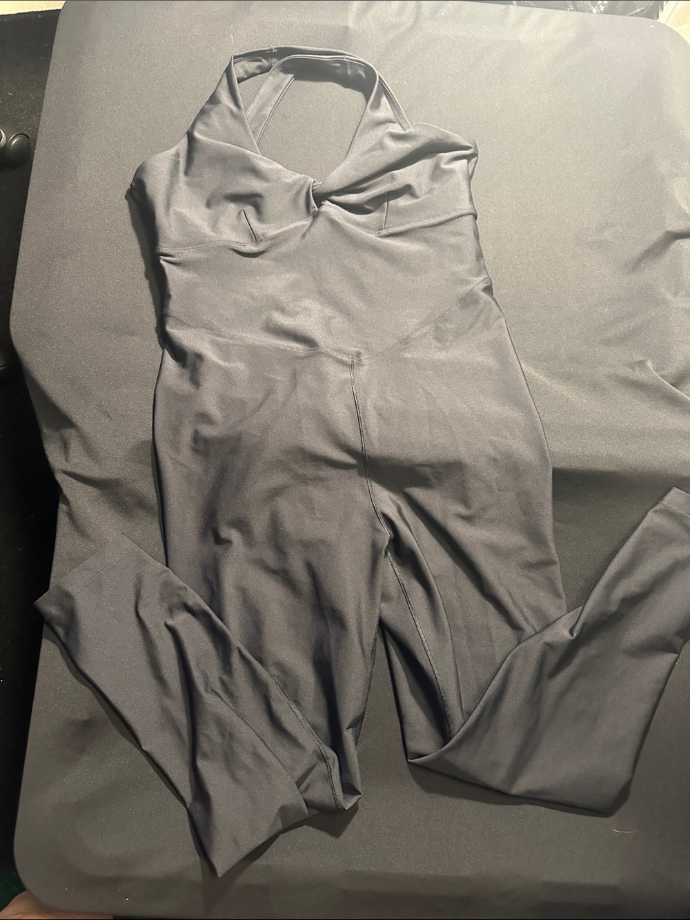 Old Navy Black Halter Wide-Leg Jumpsuit